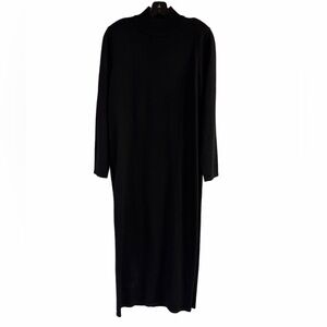 Vintage Nina Leonard Wool Blend Mock Neck Dress Size L